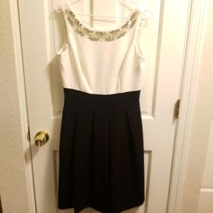 Size 6 Black House White Market Dress